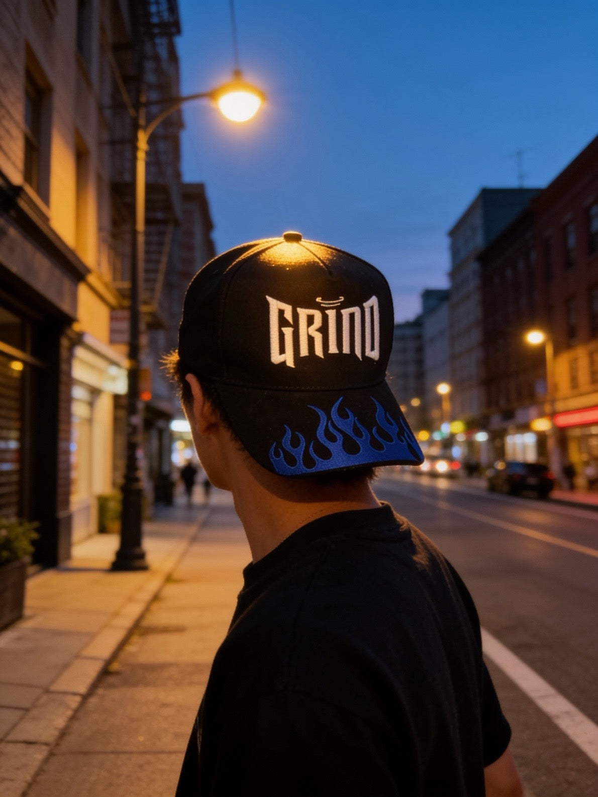 GRIND Black/Blue Flame