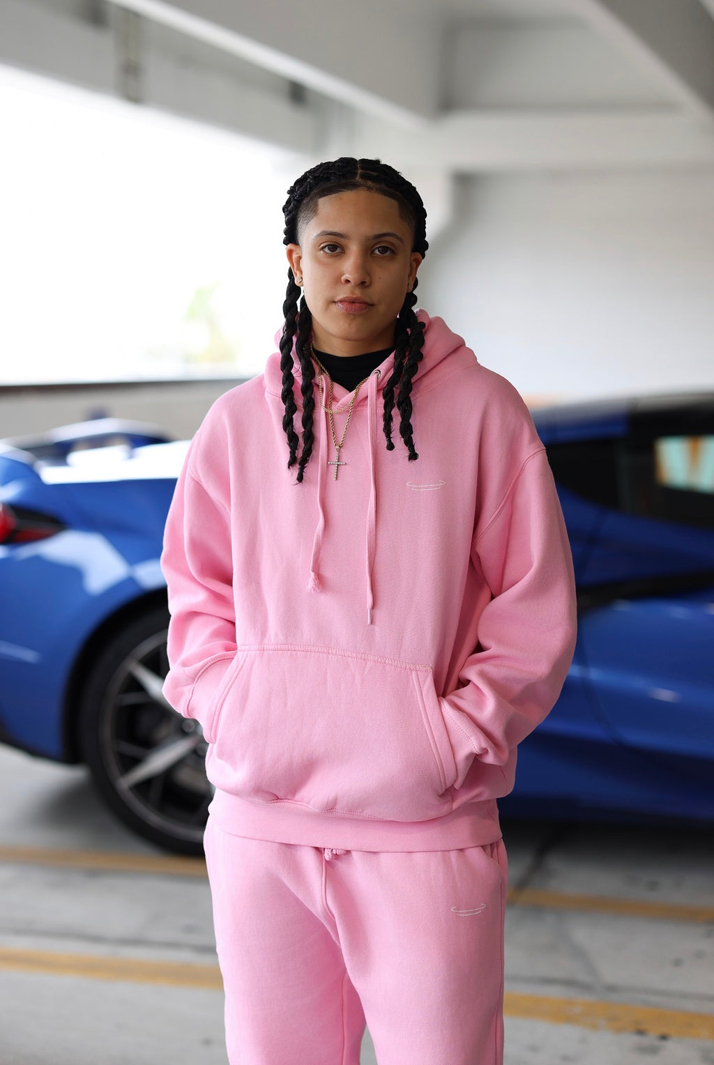 GNE Halo Hoodie Pink