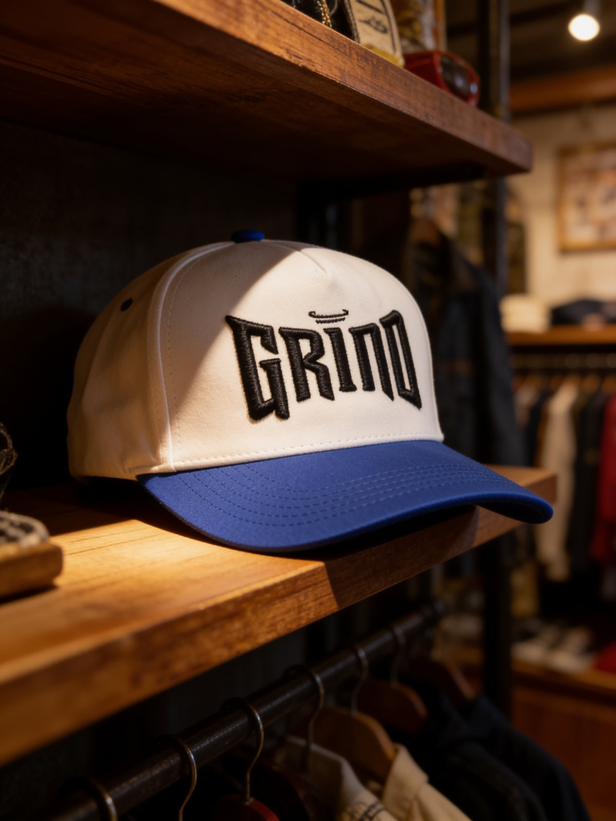 GRIND White/Royal Blue