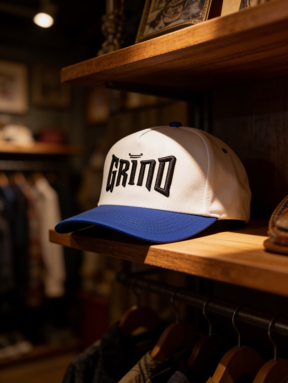 GRIND White/Royal Blue
