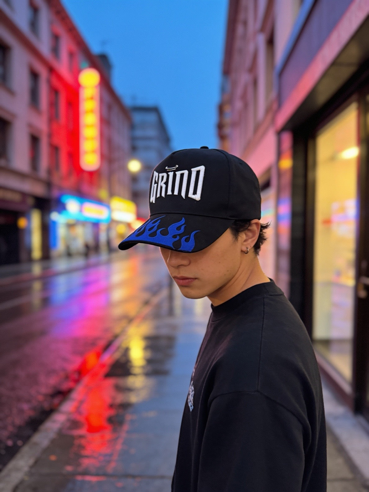 GRIND Black/Blue Flame