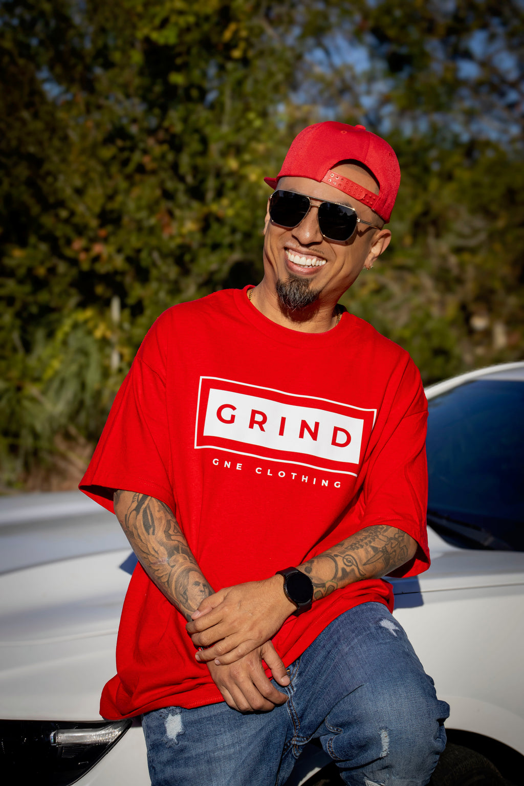 GNE Sideline T-Shirt Red