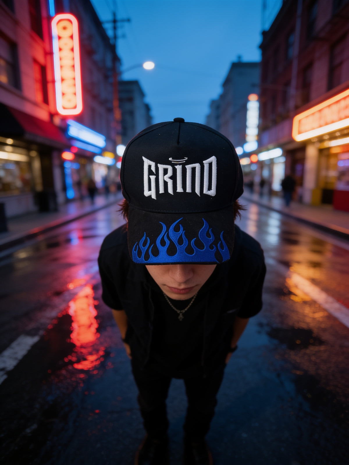 GRIND Black/Blue Flame