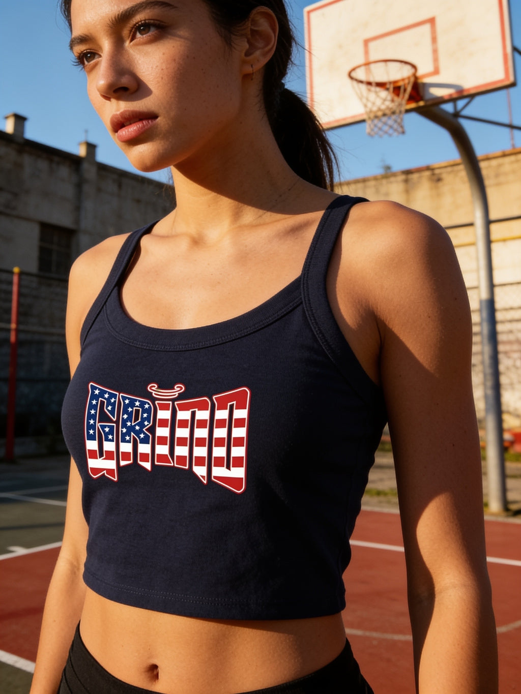 USA Crop Top