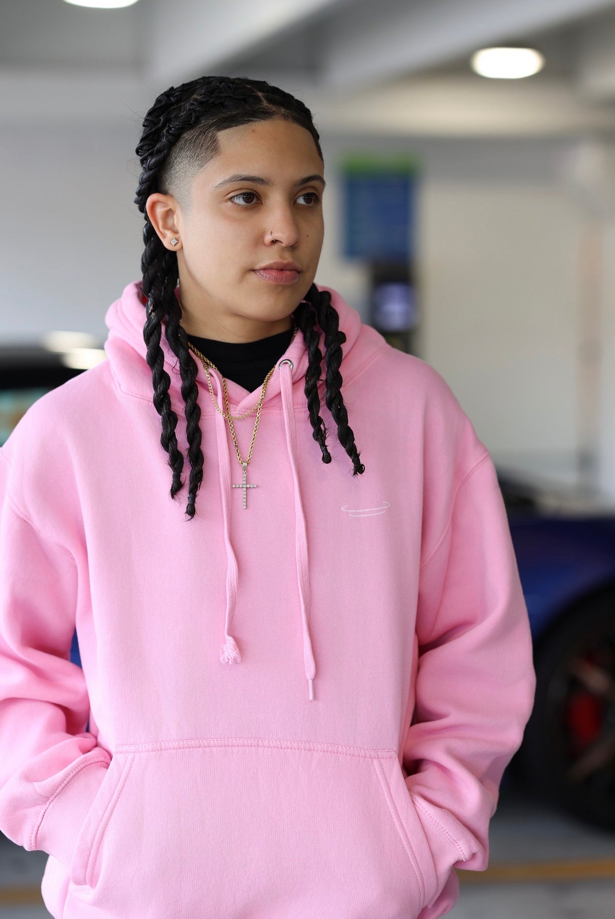 GNE Halo Hoodie Pink