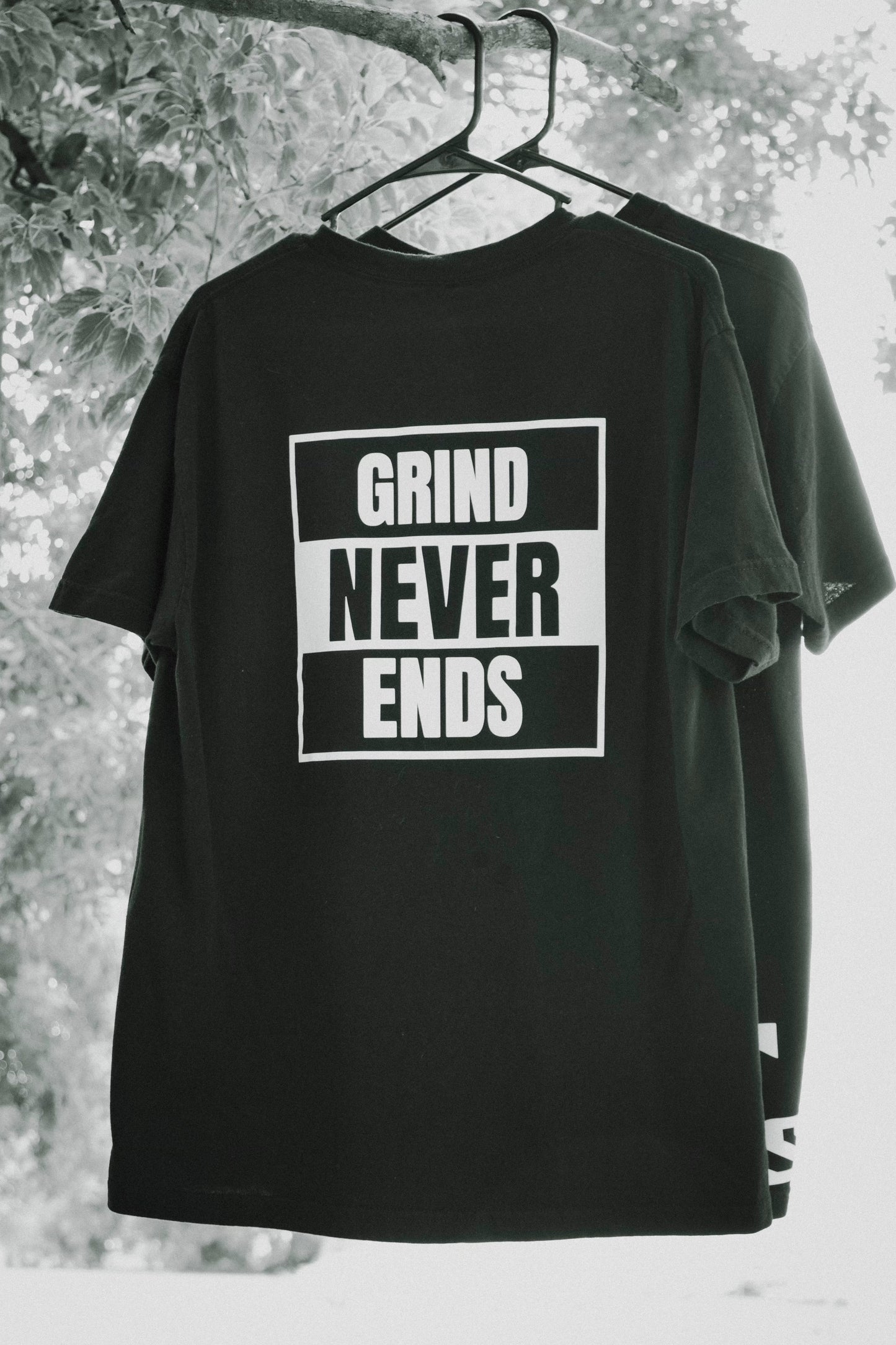 GNE Box Logo T-Shirt Black
