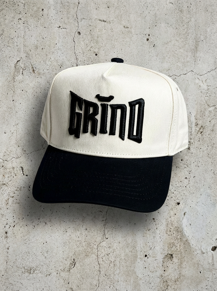 GNE GRIND “Black”  Two Tone Hat
