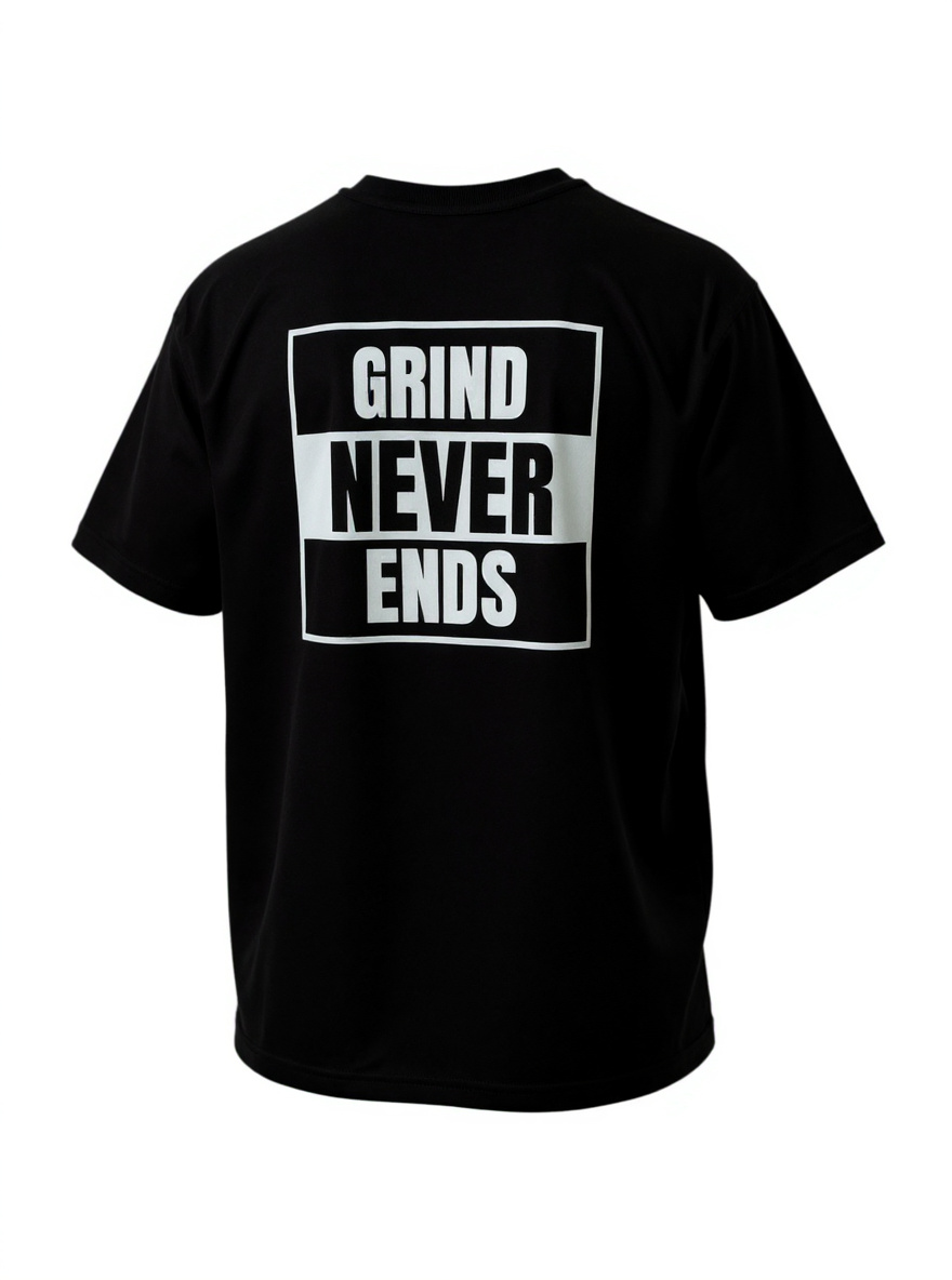 GNE Box Logo T-Shirt Black