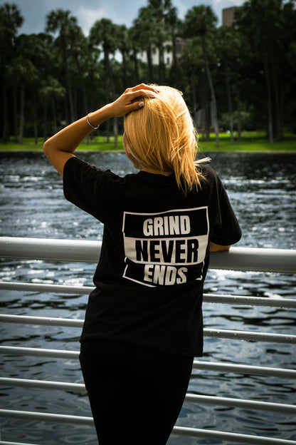 GNE Box Logo T-Shirt Black