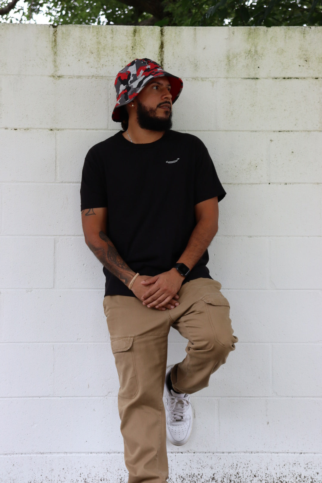 GNE Box Logo T-Shirt Black